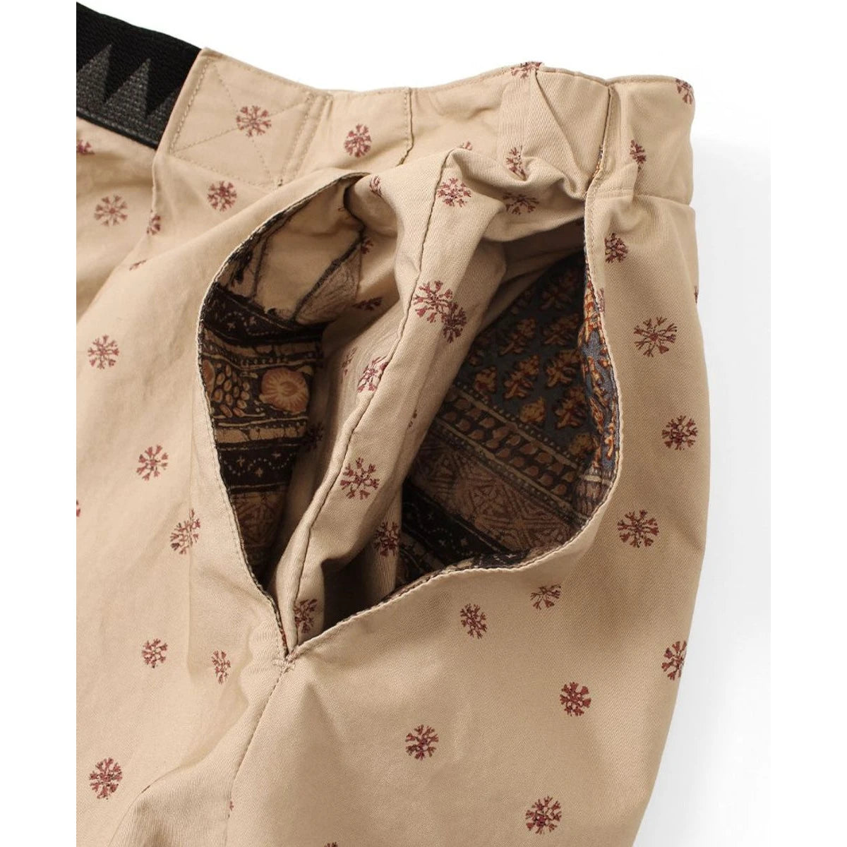 Kapital 40/2 Combed Weather, Chintz Pattern, Easy Rice Jorts
