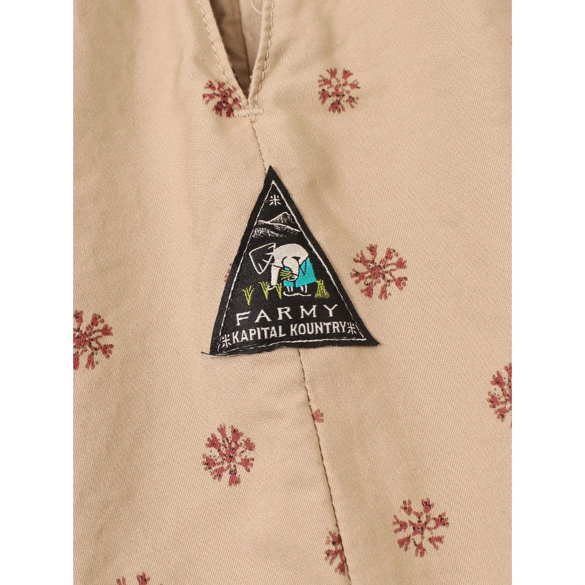 Kapital 40/2 Combed Weather, Chintz Pattern, Easy Rice Jorts