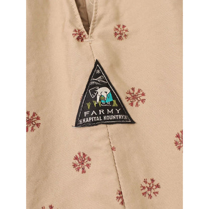 Kapital 40/2 Combed Weather, Chintz Pattern, Easy Rice Jorts