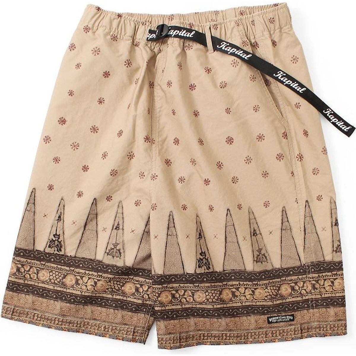 Kapital 40/2 Combed Weather Chintz Patterned Easy Shorts
