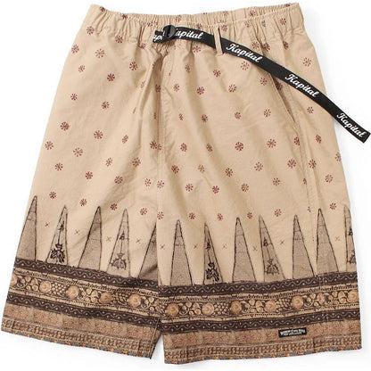 Kapital 40/2 Combed Weather Chintz Patterned Easy Shorts