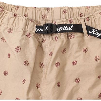 Kapital 40/2 Combed Weather Chintz Patterned Easy Shorts