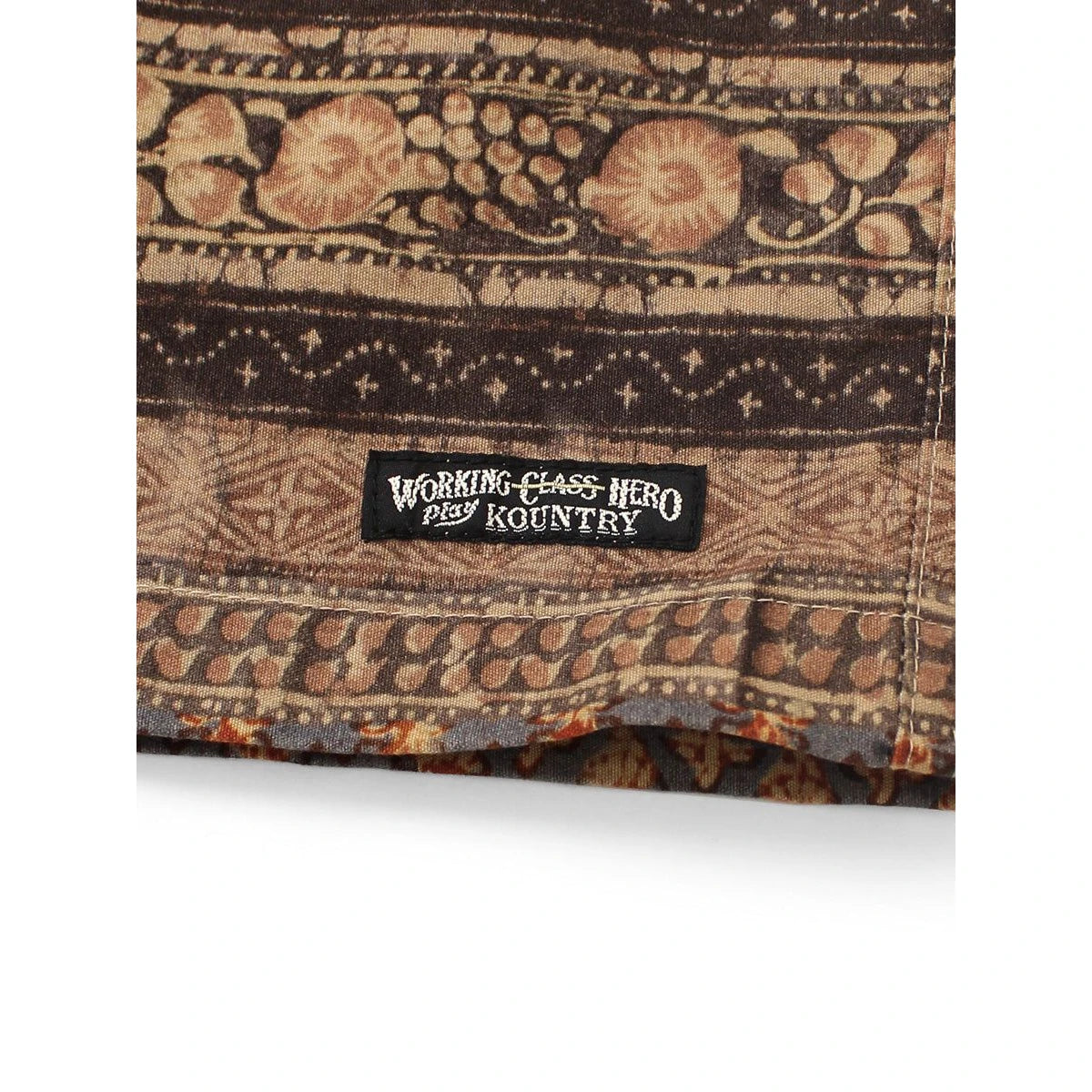 Kapital 40/2 Combed Weather Chintz Patterned Easy Shorts