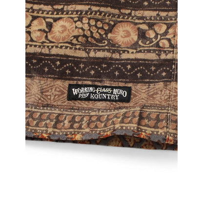 Kapital 40/2 Combed Weather Chintz Patterned Easy Shorts