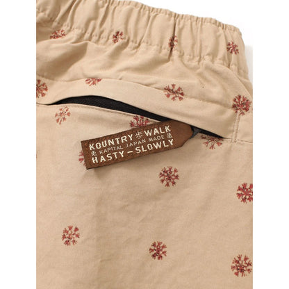 Kapital 40/2 Combed Weather Chintz Patterned Easy Shorts