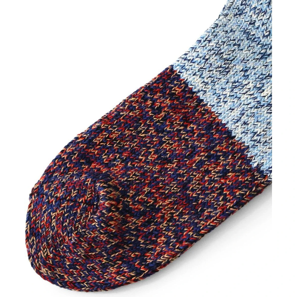 Kapital 56 Asymmetrical Van Gogh Woodgrain Socks