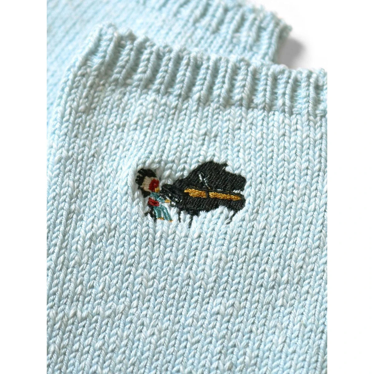 Kapital 56 Piano Embroidered Socks