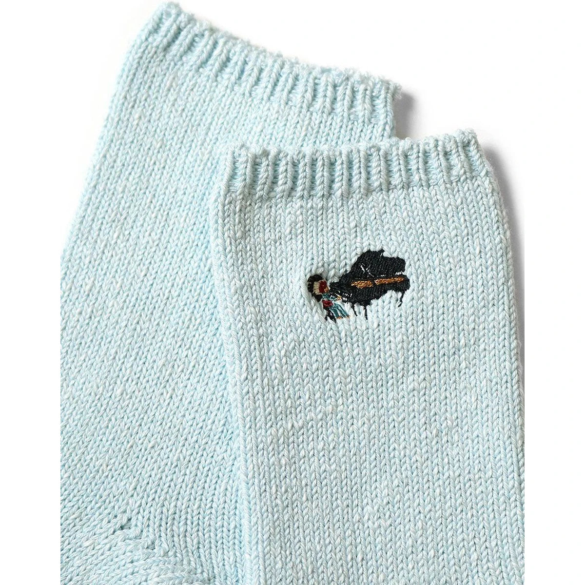 Kapital 56 Piano Embroidered Socks