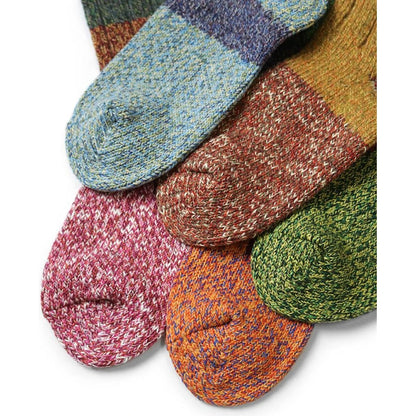 Kapital 56 Wool Van Gogh Wooden Hobo Stitched Socks