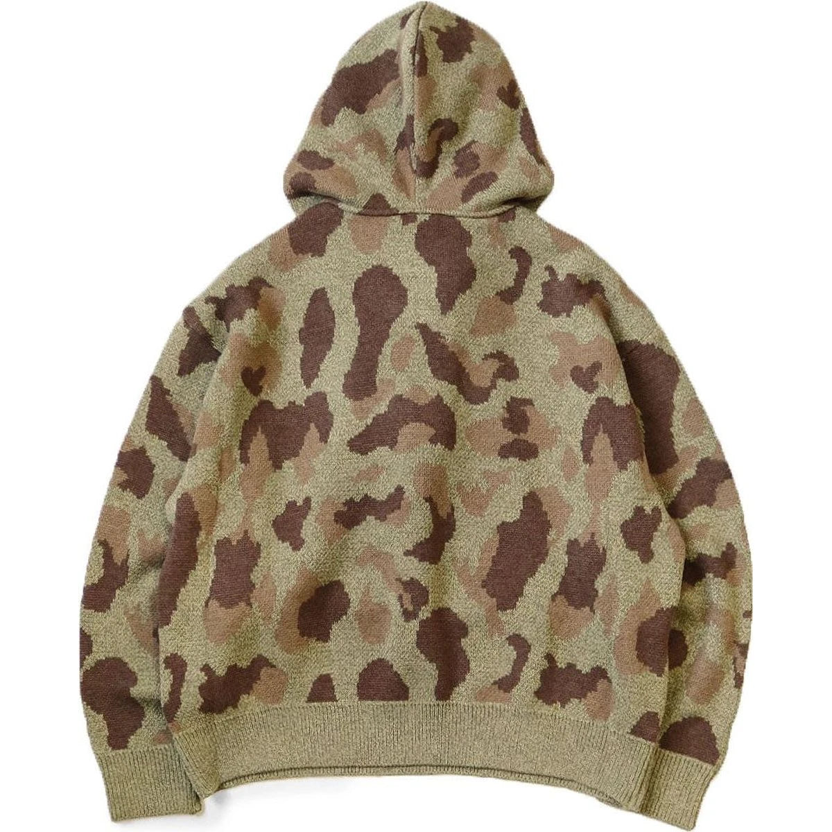 Kapital 5G Camouflage Knit Kesa Hooded Sweater