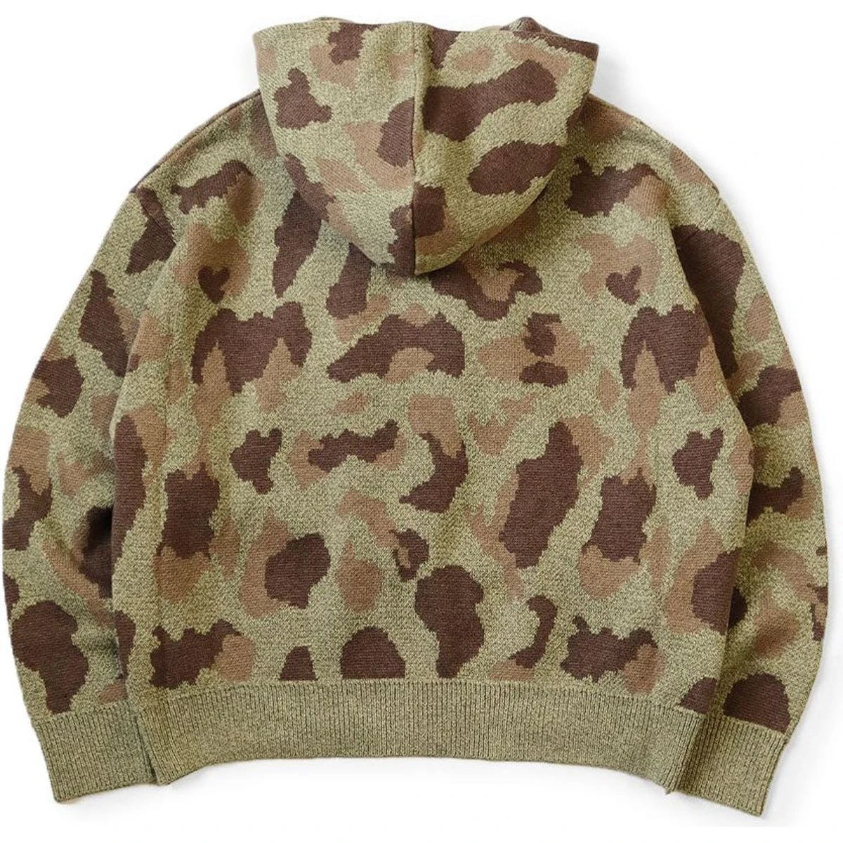 Kapital 5G Camouflage Knit Kesa Hooded Sweater