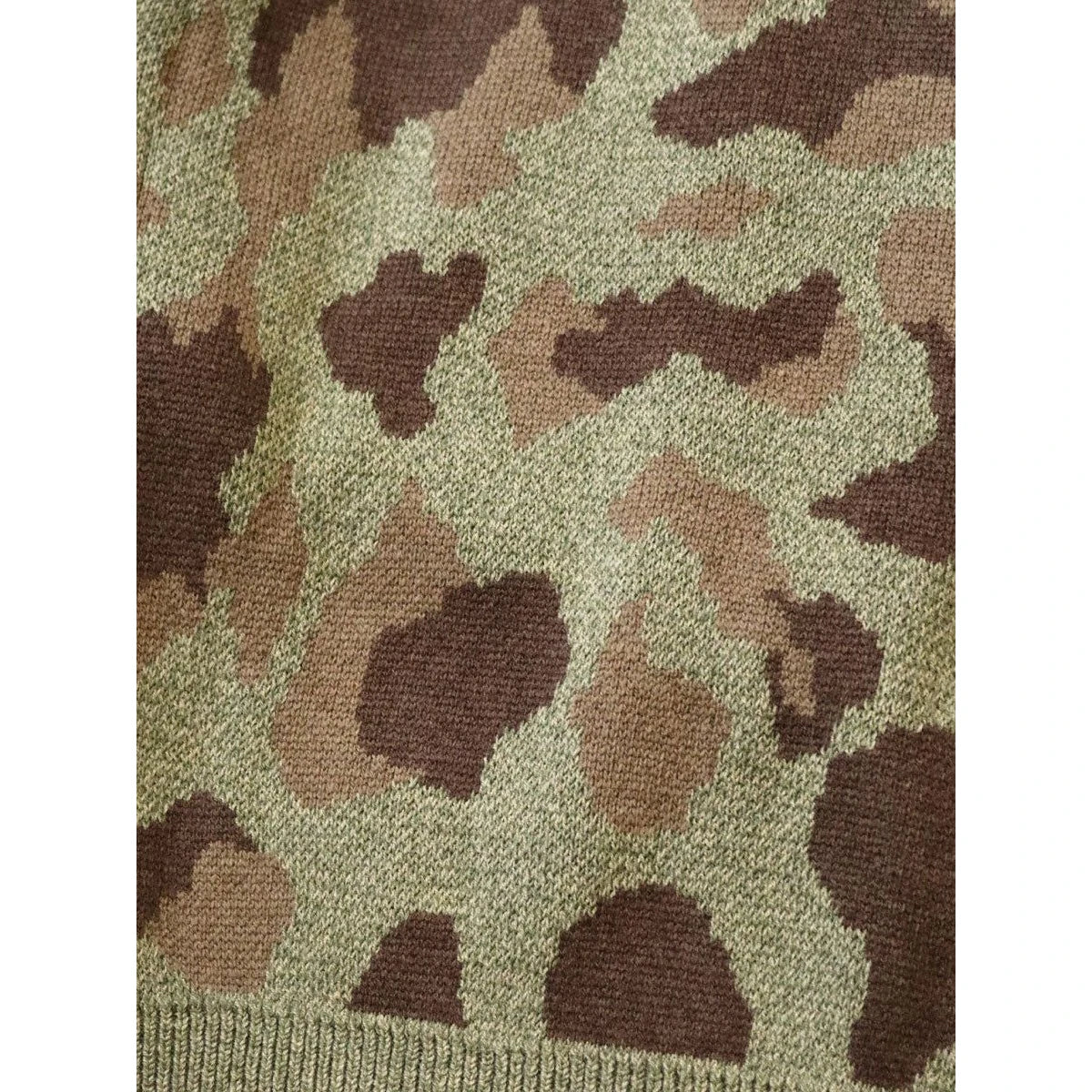 Kapital 5G Camouflage Knit Kesa Hooded Sweater