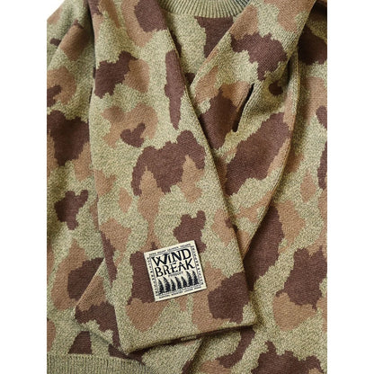 Kapital 5G Camouflage Knit Kesa Hooded Sweater