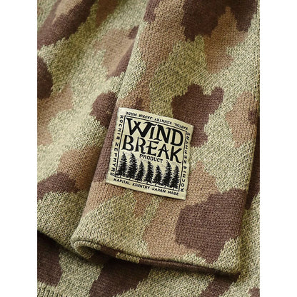 Kapital 5G Camouflage Knit Kesa Hooded Sweater