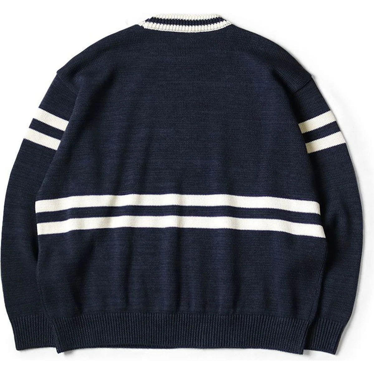 Kapital 5G Cotton Knit Peckish Rainbowy Ivy Crew Sweater
