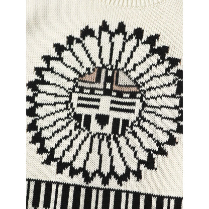 Kapital 5G Cotton Knit Piano & Sun Face Crew Sweater