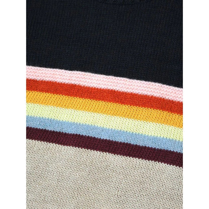 Kapital 5G Cotton Knit Rainbow Peckish Rainbowy Crew Sweater