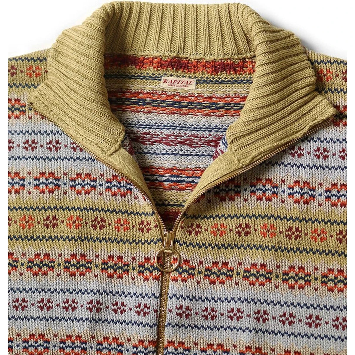 Kapital 5G Fair Isle Half Zip Vest