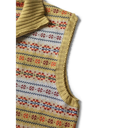 Kapital 5G Fair Isle Half Zip Vest