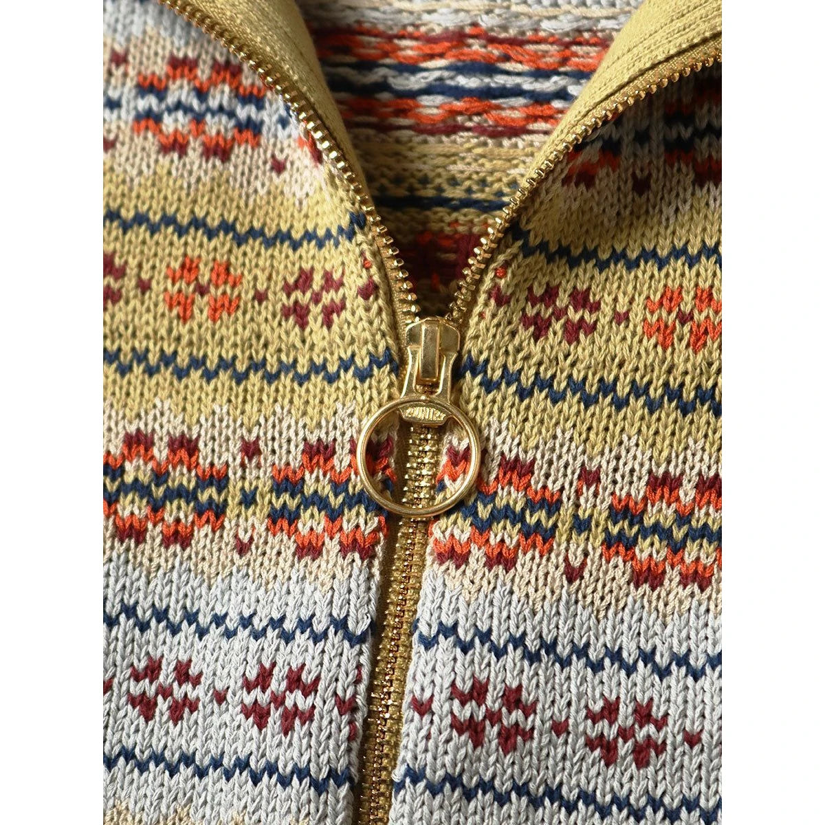 Kapital 5G Fair Isle Half Zip Vest