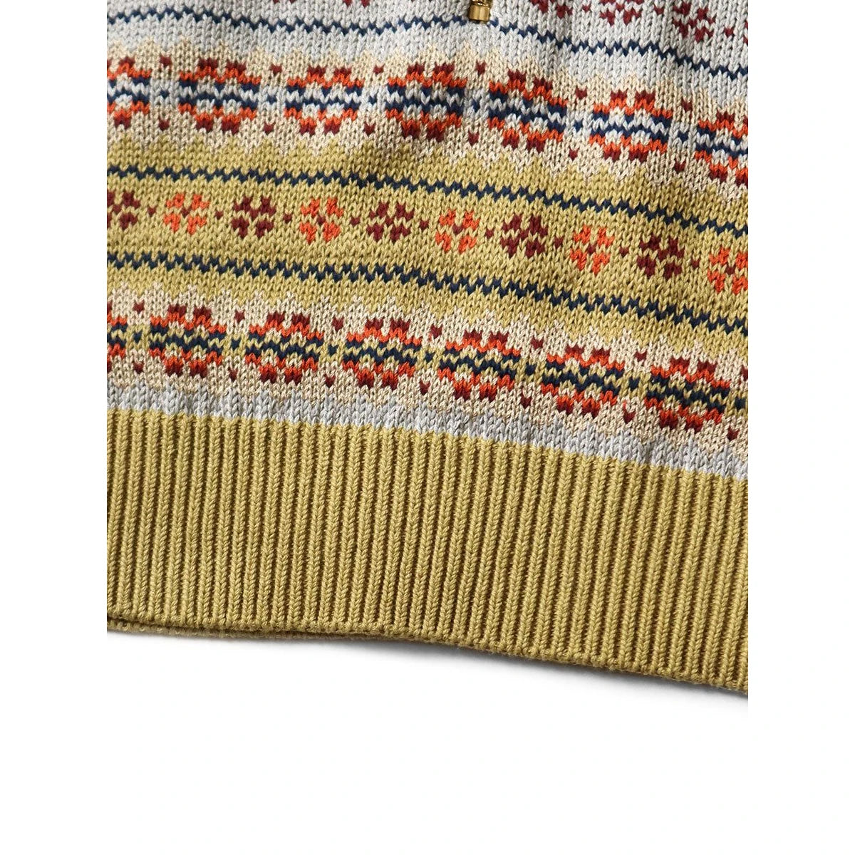 Kapital 5G Fair Isle Half Zip Vest