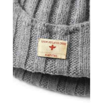Kapital 5G Wool 3x3 Rib Hunting Knit Cap