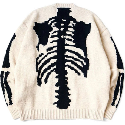 Kapital 5G Wool Bone Crew Sweater
