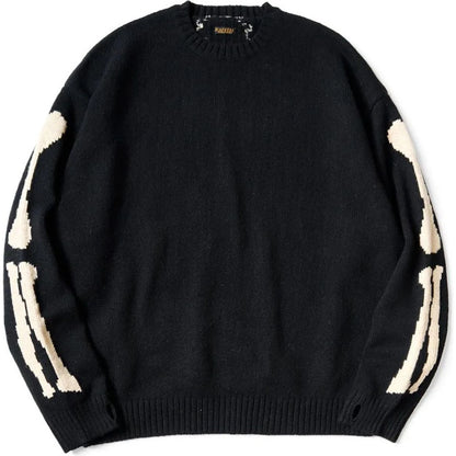 Kapital 5G Wool Bone Crew Sweater