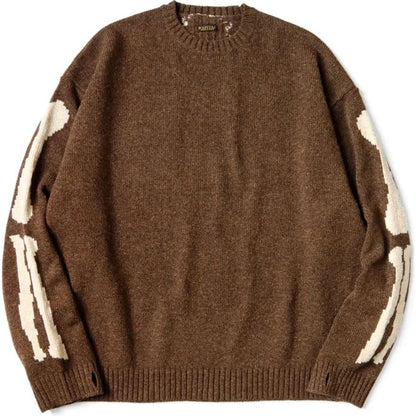 Kapital 5G Wool Bone Crew Sweater