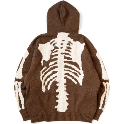 Kapital 5G Wool Bone Hooded Sweater