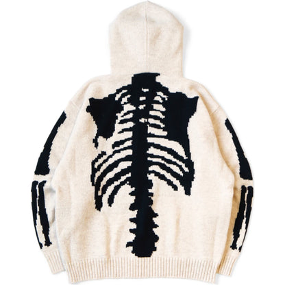 Kapital 5G Wool Bone Hooded Sweater