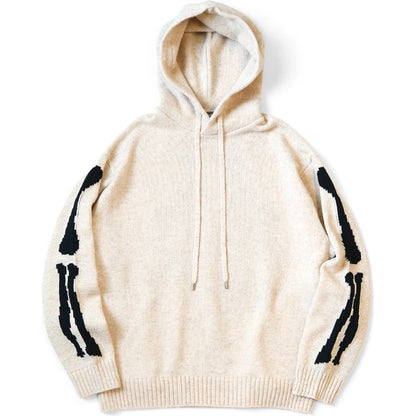 Kapital 5G Wool Bone Hooded Sweater