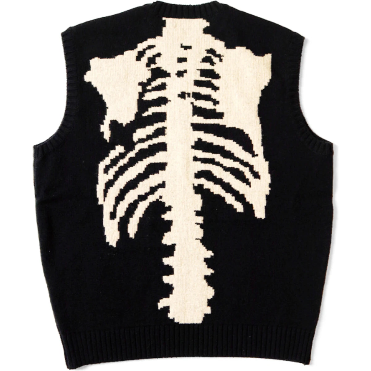 Kapital 5G Wool Bone Sweater Vest