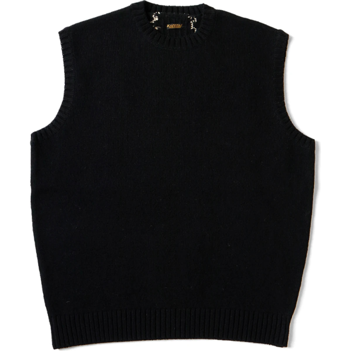 Kapital 5G Wool Bone Sweater Vest