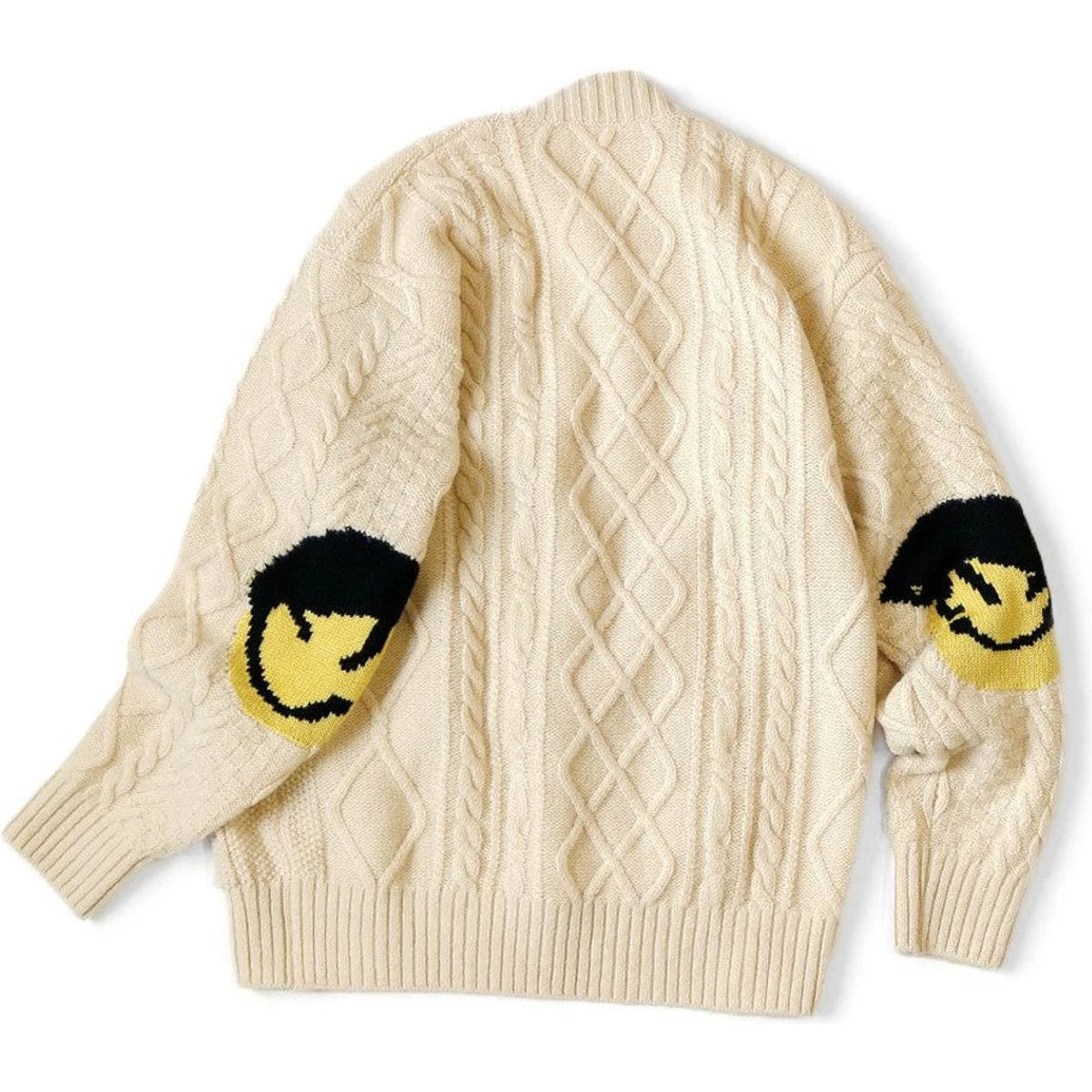 Kapital 5G Wool Cable Knit Elbow Catpital Cardigan