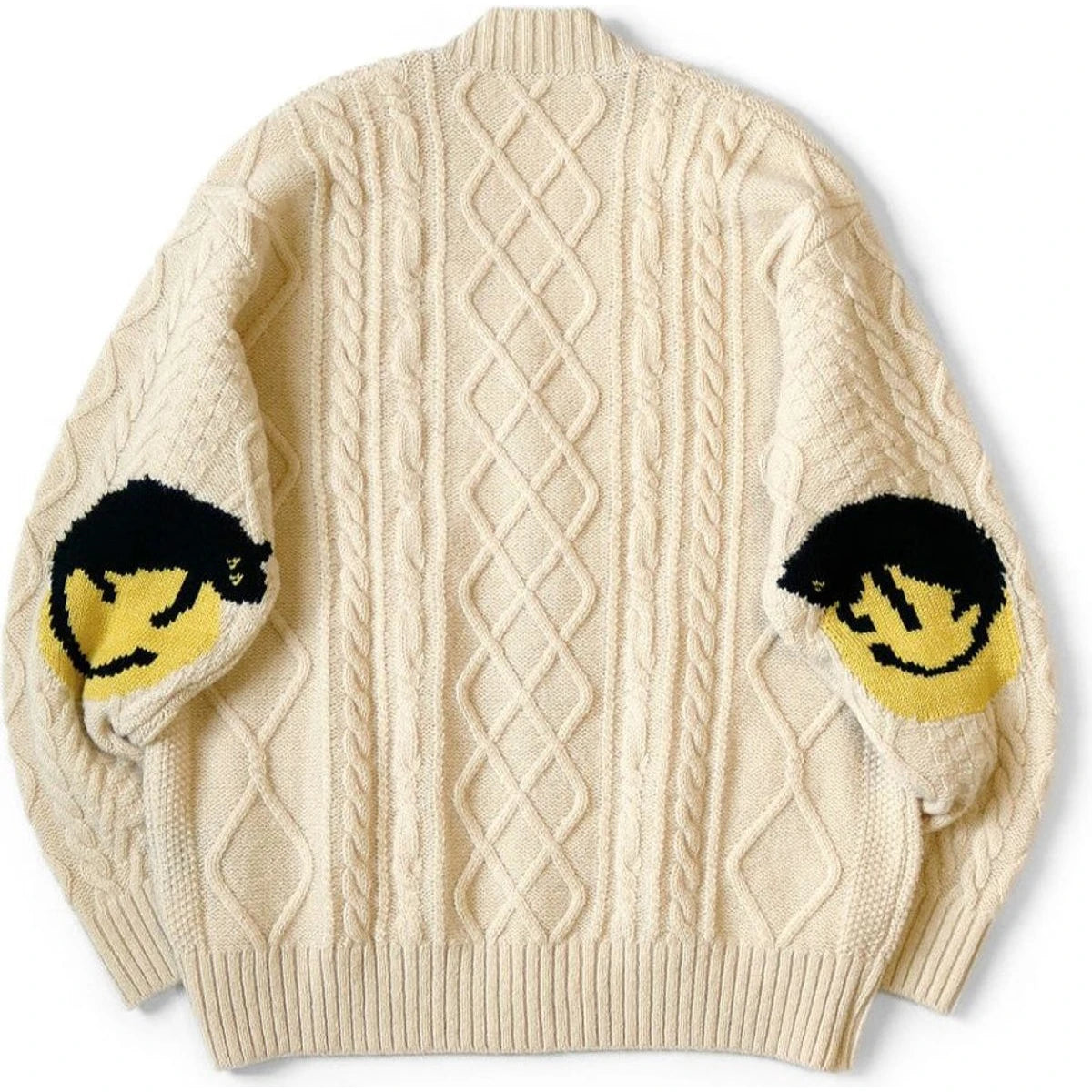 Kapital 5G Wool Cable Knit Elbow Catpital Cardigan