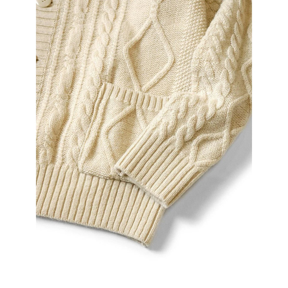 Kapital 5G Wool Cable Knit Elbow Catpital Cardigan