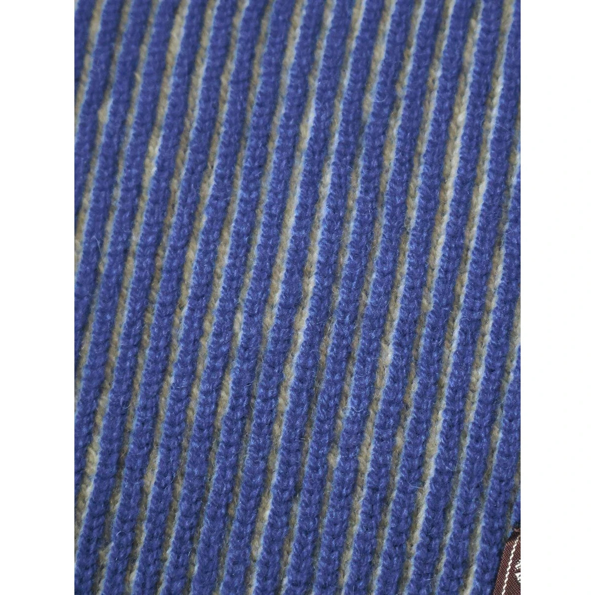 Kapital 5G Wool High Neck Striped Bib Poncho