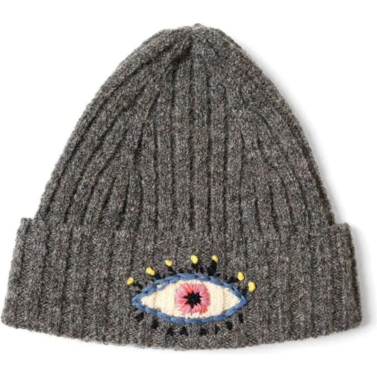 Kapital 5G Wool Knit Beanie Cap (Speakeasy Embroidery) | COJP Gallery