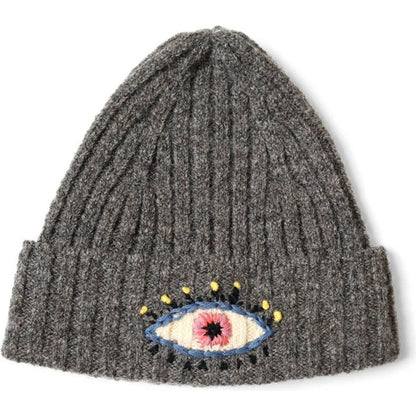 Kapital 5G Wool Knit Beanie Cap (Speakeasy Embroidery)