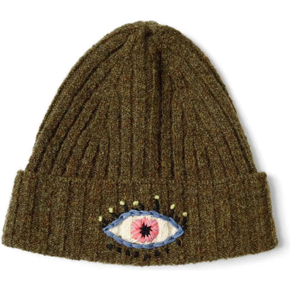 Kapital 5G Wool Knit Beanie Cap (Speakeasy Embroidery)