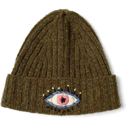 Kapital 5G Wool Knit Beanie Cap (Speakeasy Embroidery)