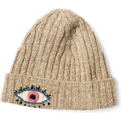 Kapital 5G Wool Knit Beanie Cap (Speakeasy Embroidery)