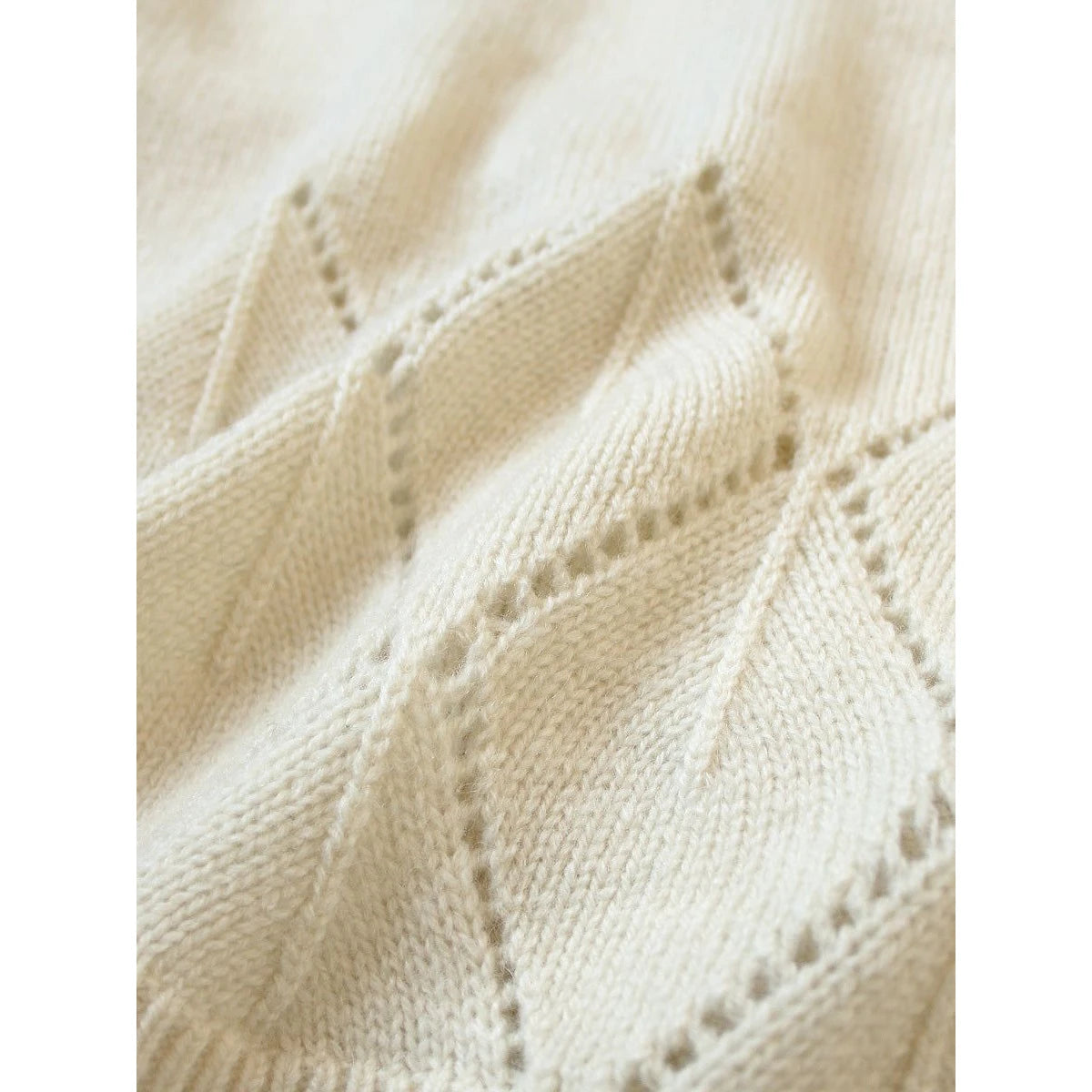 Kapital 5G Wool Needlepoint Argyle Pattern Cardigan