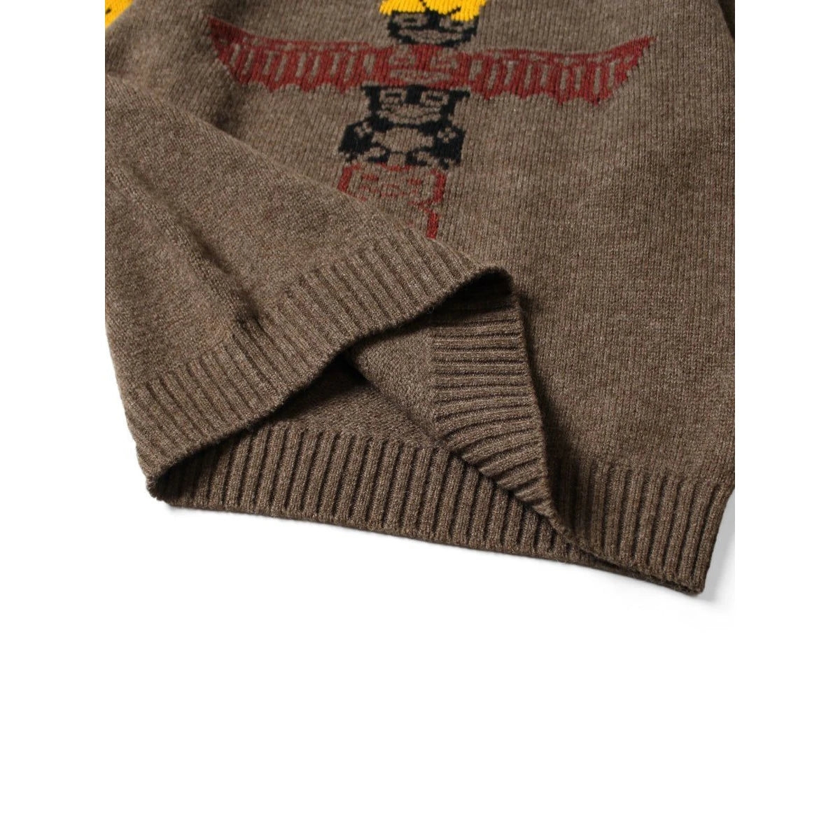 Kapital 5G Wool Peckish Totem Pole Crew Sweater