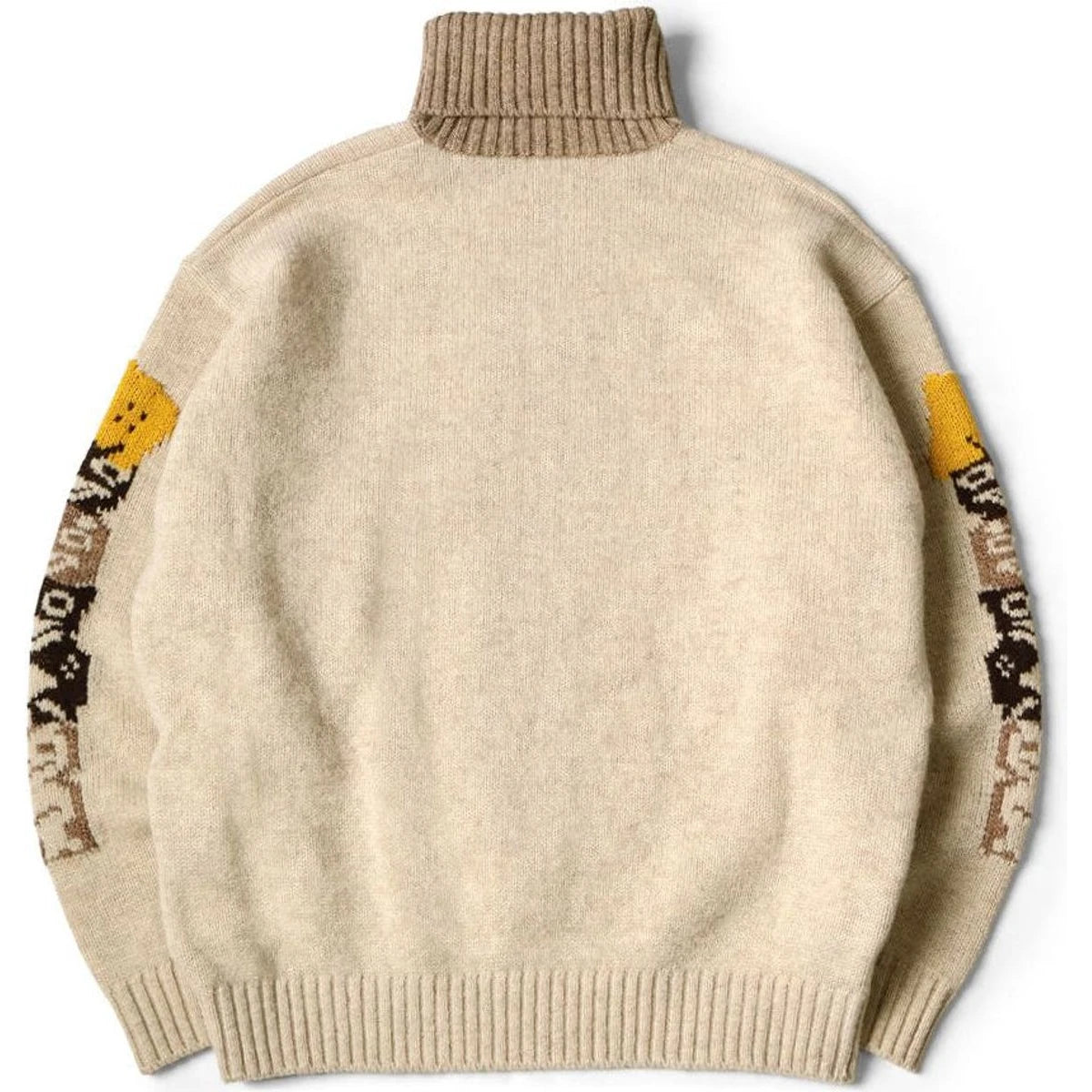 Kapital 5G Wool Peckish Totem Pole High Neck Sweater