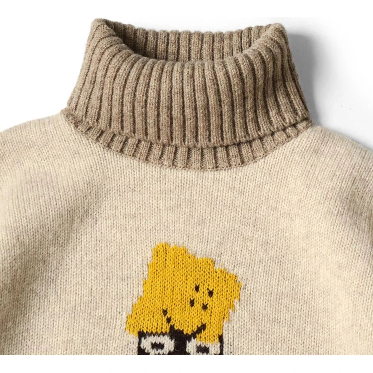 Kapital 5G Wool Peckish Totem Pole High Neck Sweater