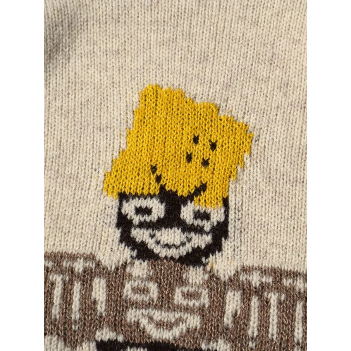 Kapital 5G Wool Peckish Totem Pole High Neck Sweater