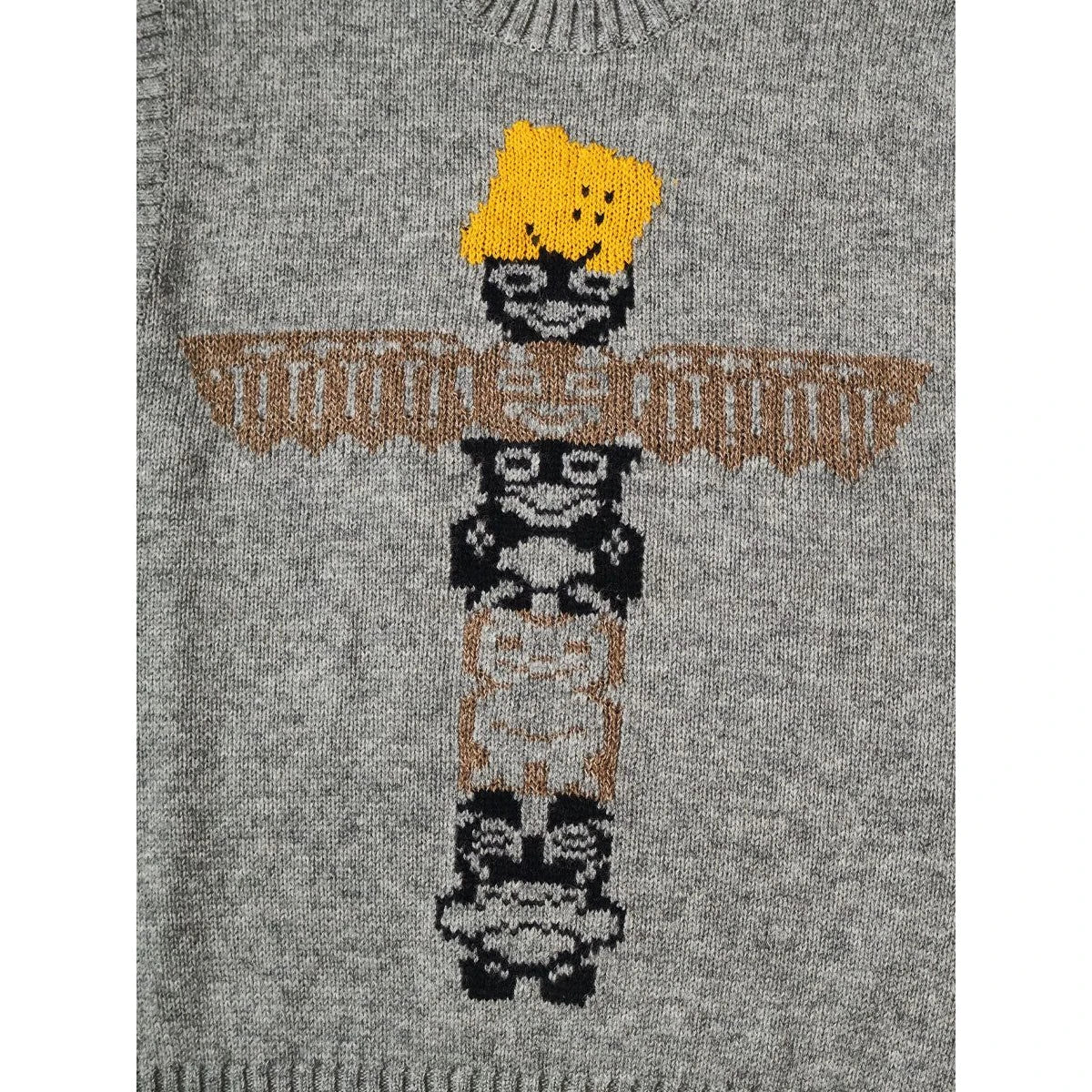 Kapital 5G Wool Peckish Totem Pole Vest