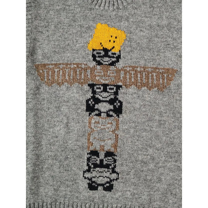 Kapital 5G Wool Peckish Totem Pole Vest